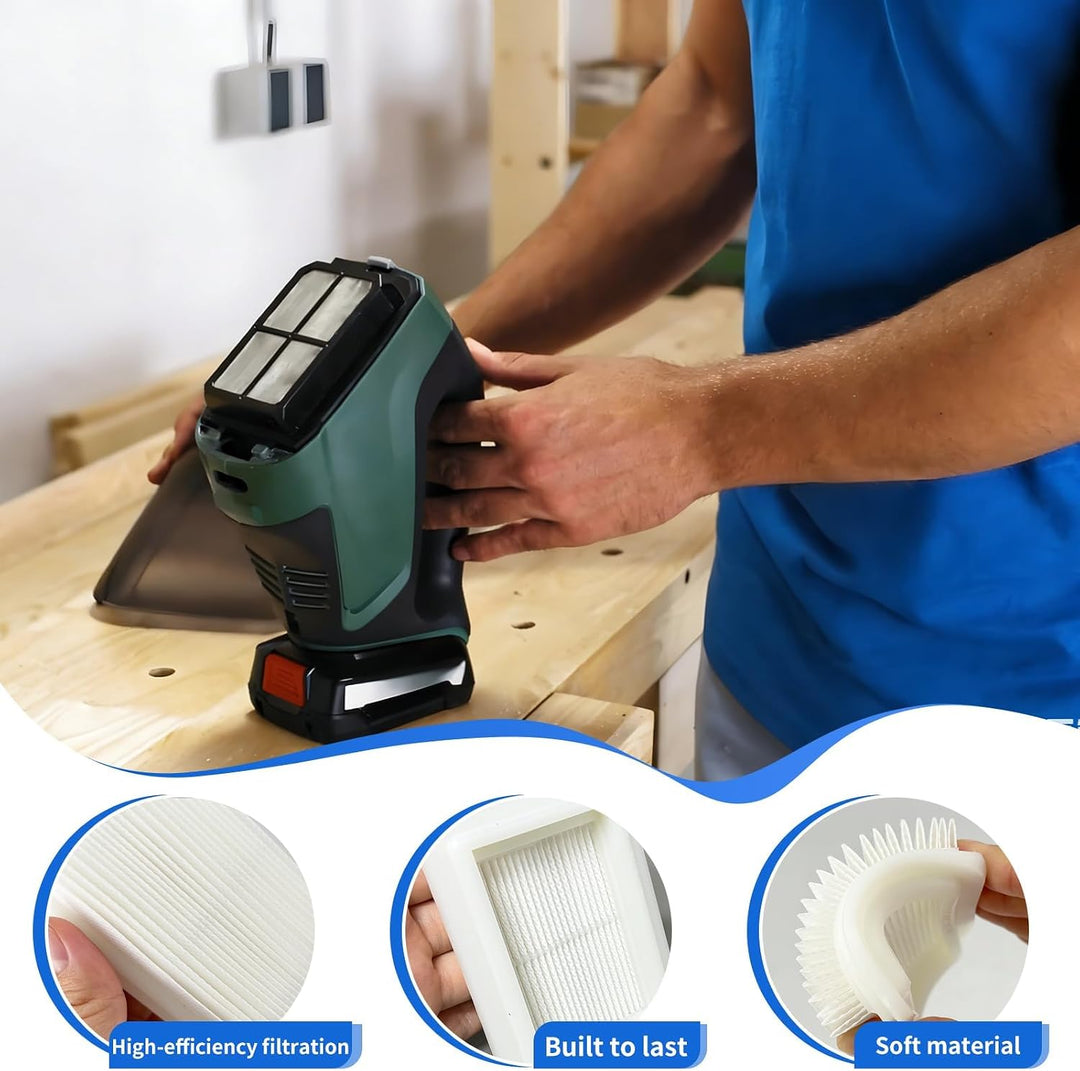 Filter für Bosch UniversalVac 18 Akku Staubsauger - HEPA Filter Zubehör für Bosch Staubsauger, Akku
