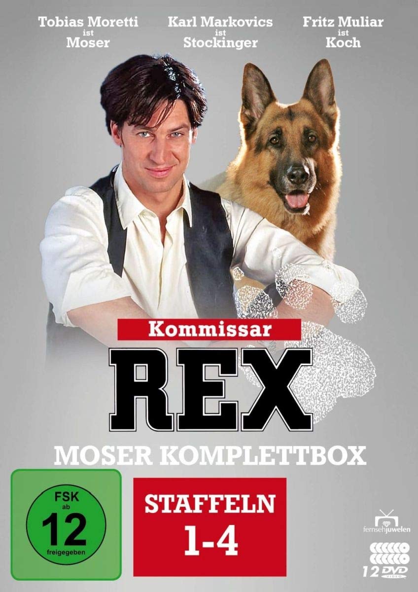 Kommissar Rex - Moser Komplettbox (Alle 4 Staffeln mit Tobias Moretti) (12 DVDs) (Fernsehjuwelen), D