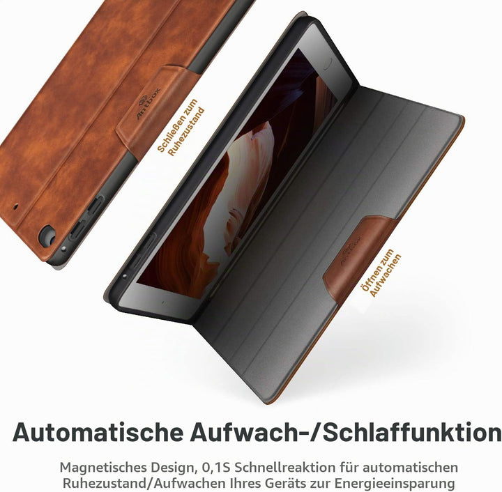 Antbox Hülle für iPad mini 5 2019 7.9 Zoll/iPad mini 4 mit Pencil Halter Auto Schlaf/Wach Funktion P