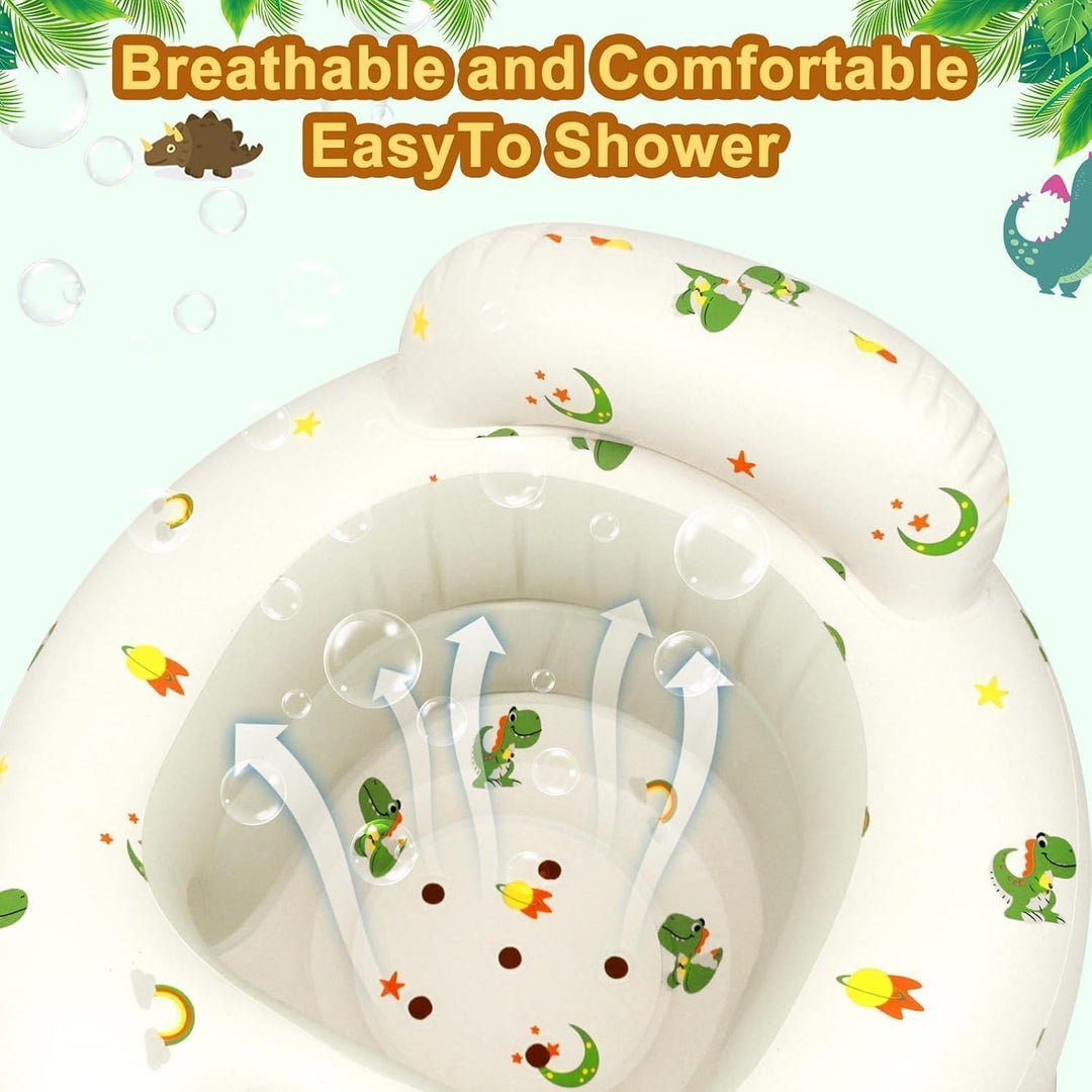 Aufblasbarer Sitz Baby für Babys ab 3-36 Monaten, mit Einer Umlaufenden Stossfesten Inflatable Baby