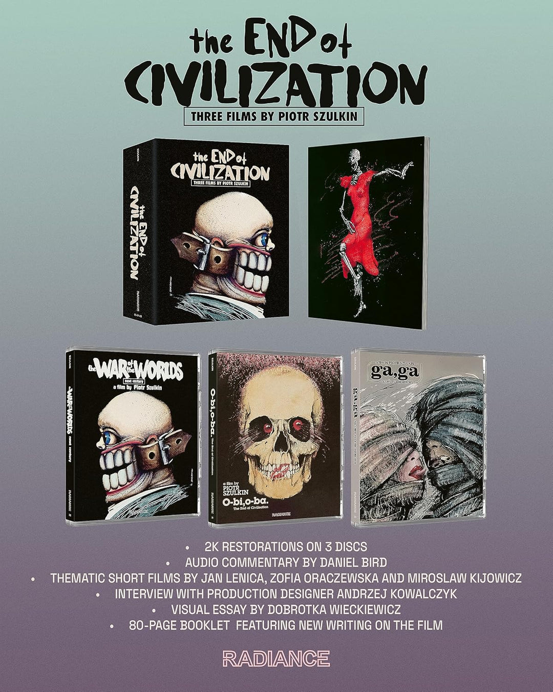 The End of Civilization: Three Films by Piotr Szulkin, Blu-ray