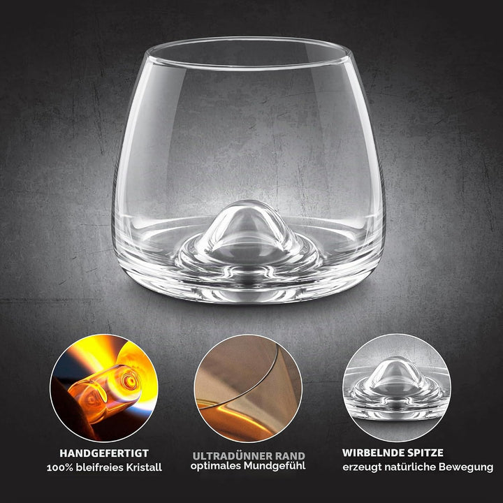 Final Touch 100% Lead-Free Crystal Whisky Glasses Whiskey Gläser Whiskeygläser Kristallglas Hergeste