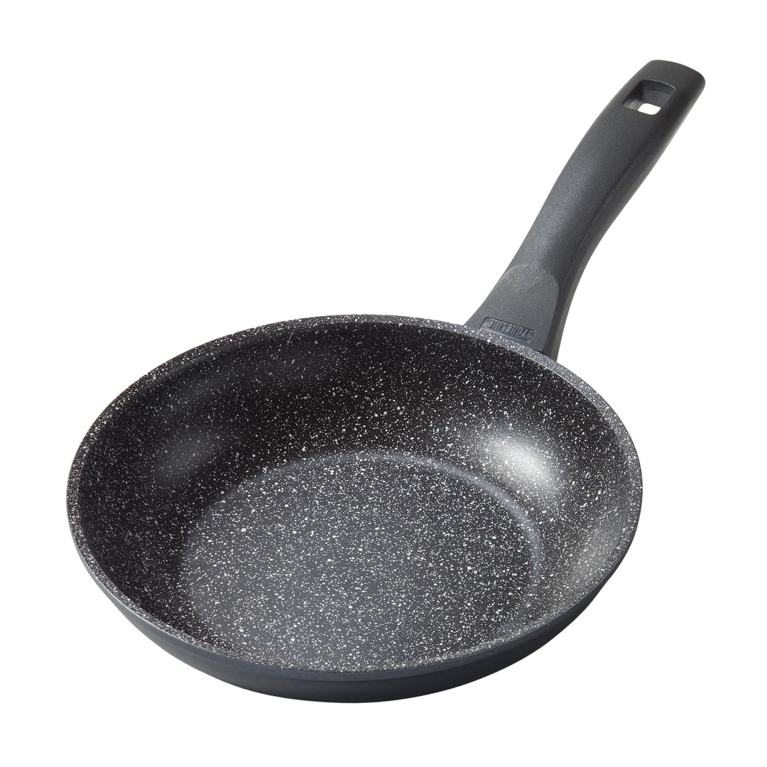 STONELINE Made in Germany Bratpfanne 20 cm, antihaft beschichtete Pfanne mit echten Steinpartikeln,