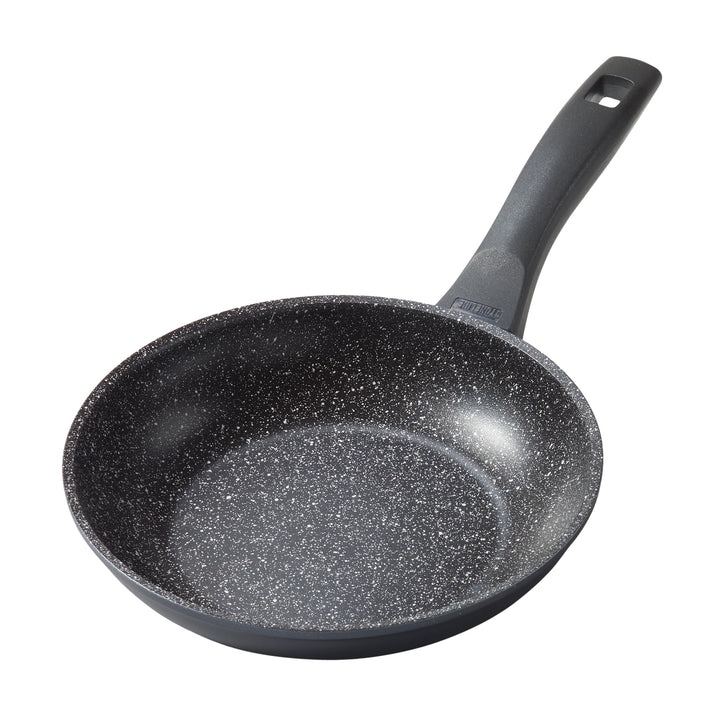 STONELINE Made in Germany Bratpfanne 20 cm, antihaft beschichtete Pfanne mit echten Steinpartikeln,