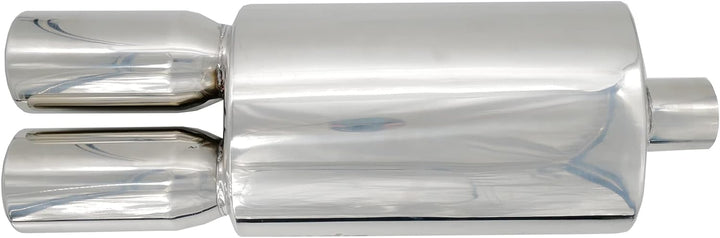 Simoni Racing ESR109 Exhaust Muffler Oval, Inox