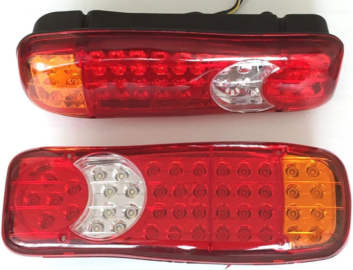 2 x LED hinten Schwanz Bergung 24 V Lichter für LKW Kippmulde Fahrgestell Anhänger Wohnwagen Wohnwag