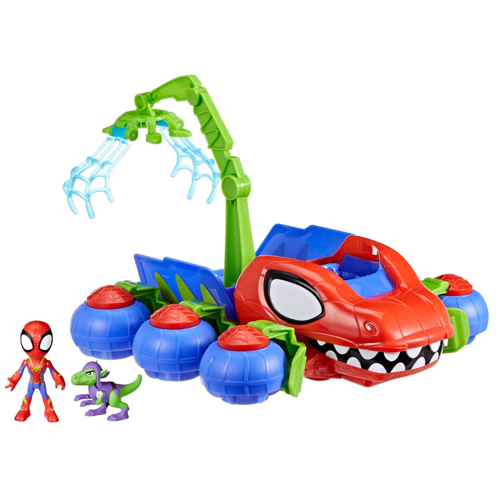 Marvel Spidey und Seine Super-Freunde Dino-Krabbler Superhelden-Spielset, mit Spidey- und Dino-Figur
