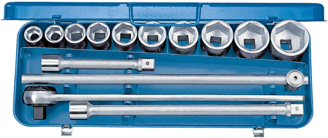 Steckschlüsselsatz 32 EMU-2 14-tlg.3/4 Zoll SW 22-50mm Z.50 6KT GEDORE