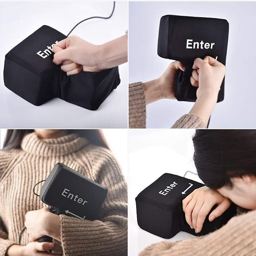 walenbily Enter Taste, Big Enter Enter Kissen Office Schaum Nickerchen Kissen Anti Stress Enter Tast