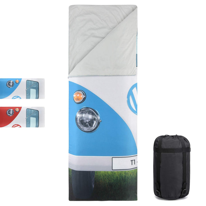 Board Masters VW Collection - Volkswagen Camping & Outdoor Einzelschlafsack im T1 Bulli Bus Design B