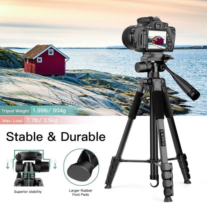 Victiv 2024 Upgrade Kamera Stativ, 172cm Verstellbares Camera Tripod, mehr Stabilität und Komfort, A