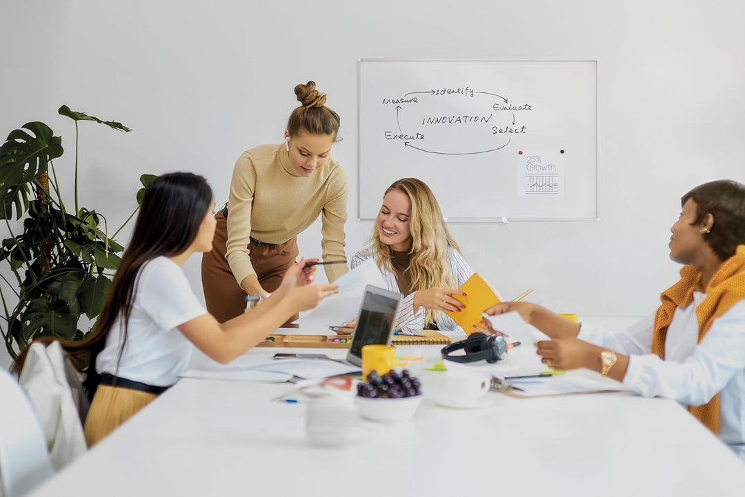 Bi-Office magnetisches Whiteboard New Generation, Trocken Abwischbar, Mit Aluminiumrahmen, Magnettaf