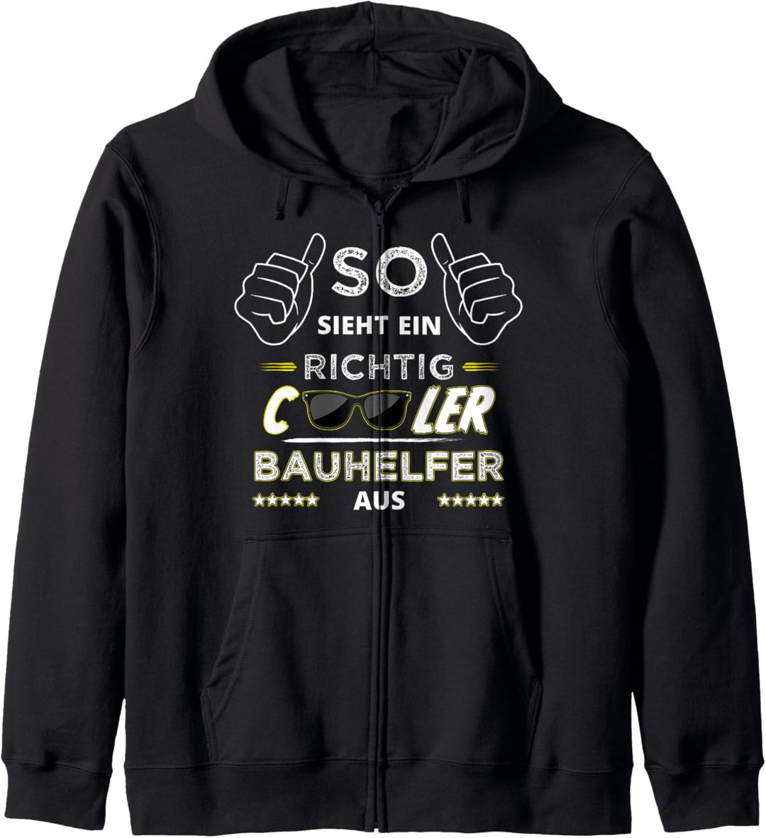 Bauhelfer Geschenk Kapuzenjacke