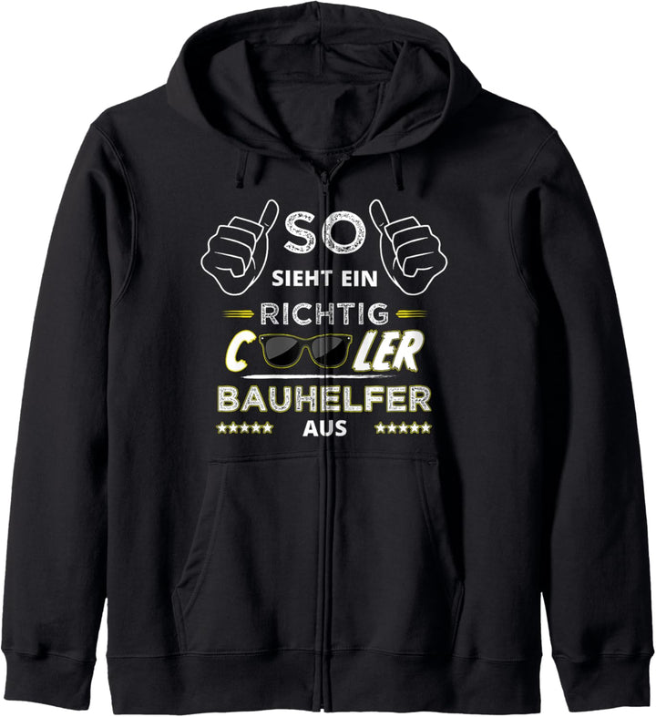 Bauhelfer Geschenk Kapuzenjacke