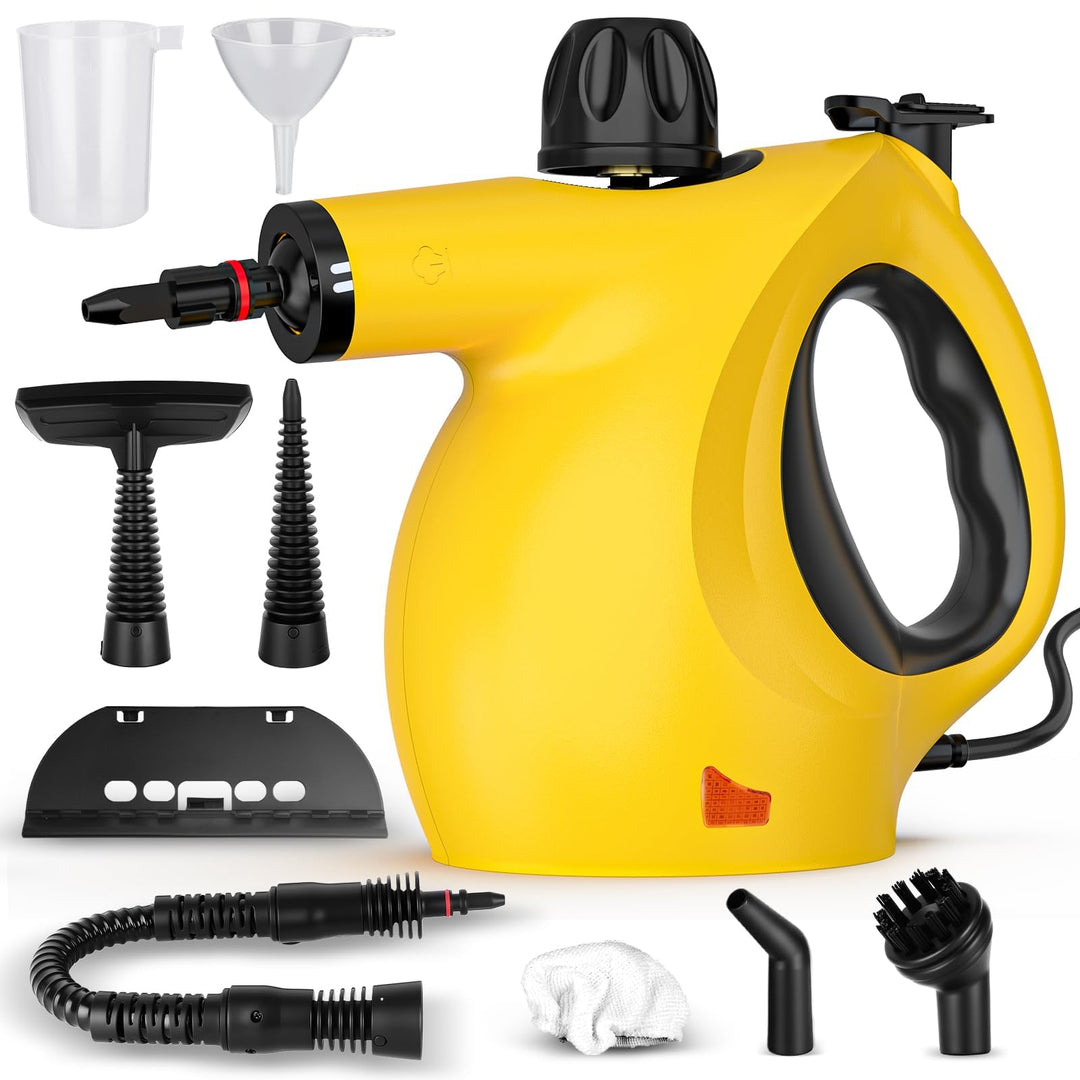 Dampfreiniger, Hochtemperatur-Dampfreiniger Handgerät, 450 ML Wassertank mit Grossem Fassungsvermöge