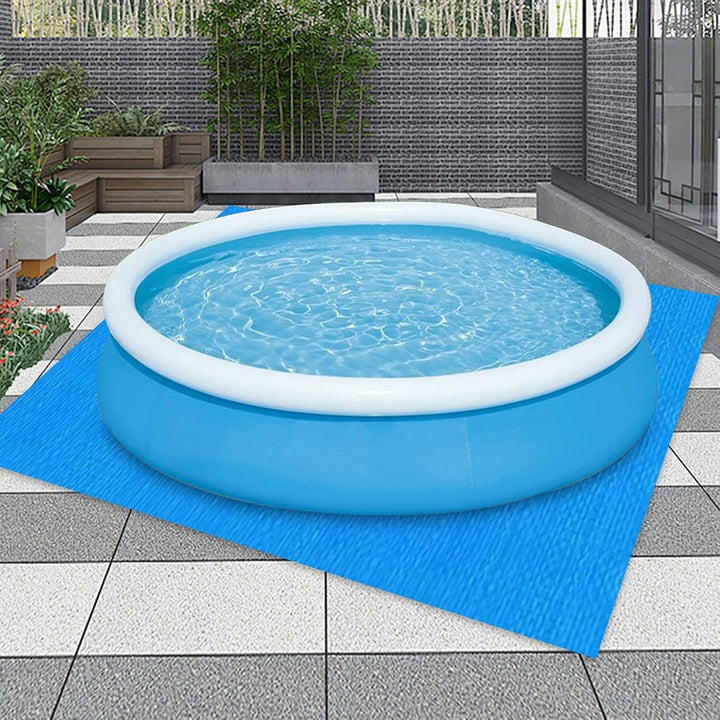 Boden-Pool-Pad, quadratische Boden-Schwimmmatte, robuste Pool-Auskleidung, für Terrassendielen, Gras