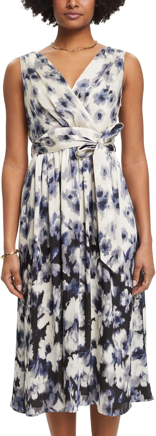 ESPRIT Damen Kleid 34 003/Black 3, 34 003/Black 3