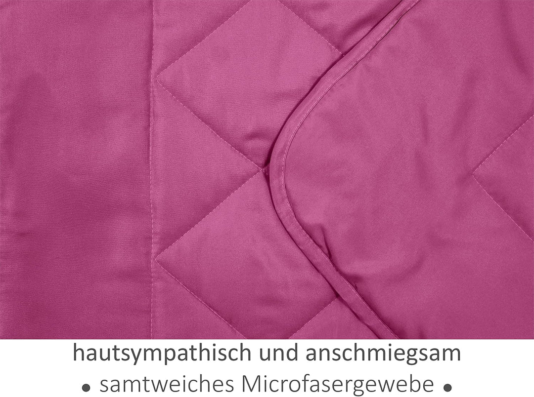 Sommerdecke 155x220 cm - dünne und leichte Bettdecke für den Sommer – Kühl schlafen – ideal für Camp