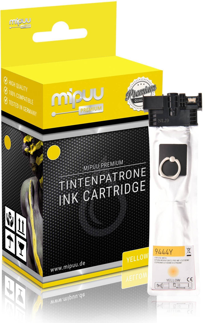 Mipuu Tinte kompatibel für Epson T9444 C13T944440 Yellow passend für Workforce Pro WF-C5210DW WF-C52