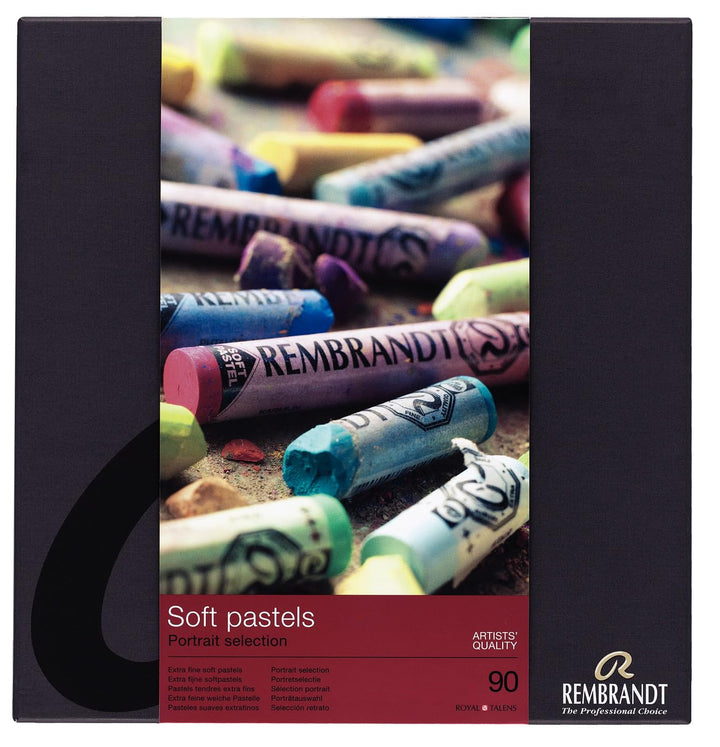 REMBRANDT Soft Pastel Professional Set 90 Farben (Full Size - Portrait)