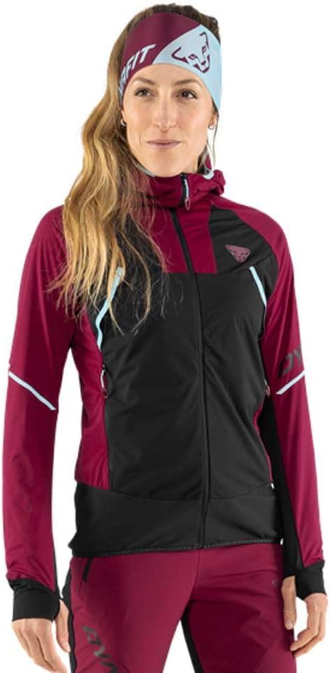DYNAFIT Damen Speed Softshell JKT Jacke L Rot, L Rot