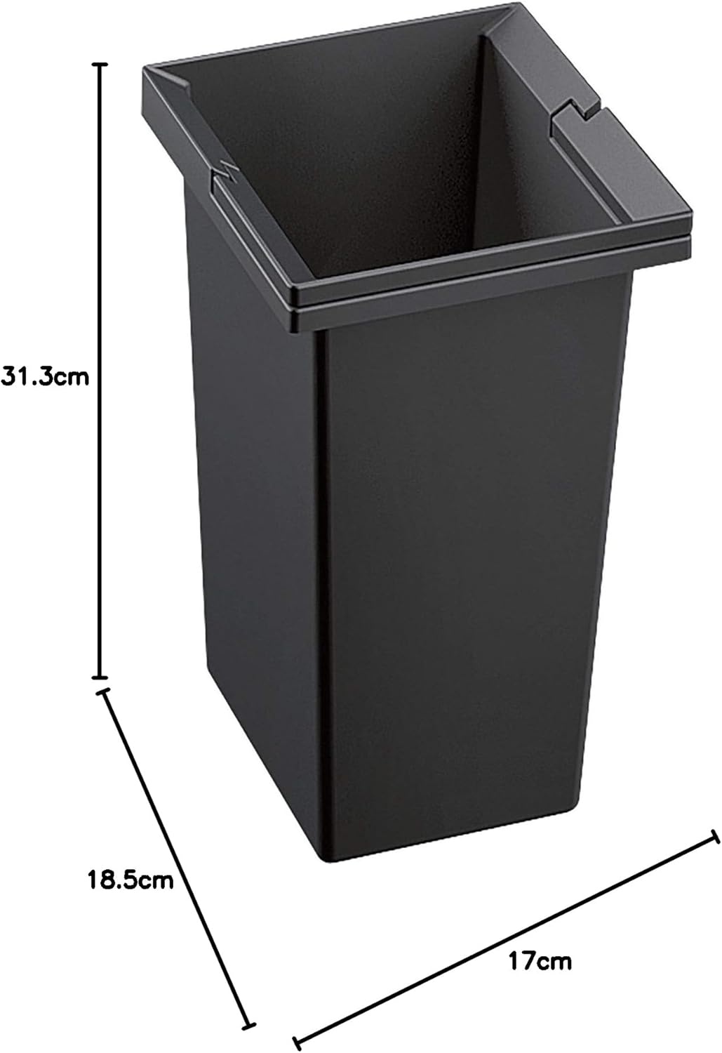 Blanco Select Eimer 6 Liter | passend zu Select II 60/4, 60/4 Orga und FLEXON II 60/4 | [18,5x17,2x3