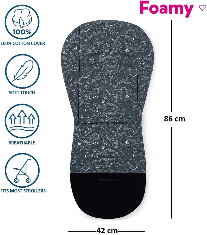 Petite&Mars Foamy memory foam liner * Sitzeinlage * Universal Sitzauflage für Kinderwagen, Buggy * A