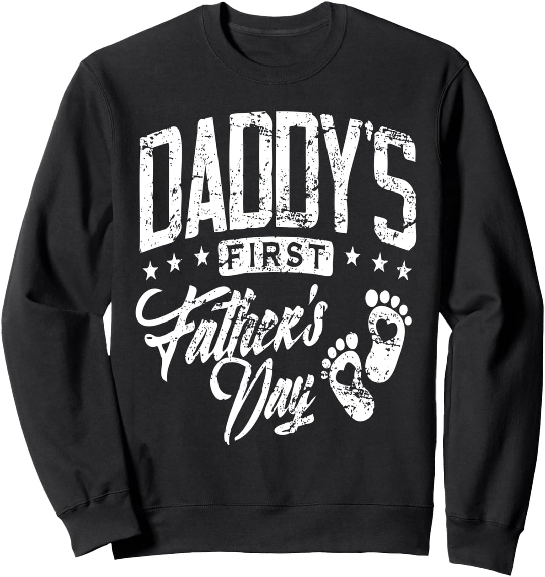 werdender Vater Geschenkidee Neugeborener erstmalig Papa Sweatshirt