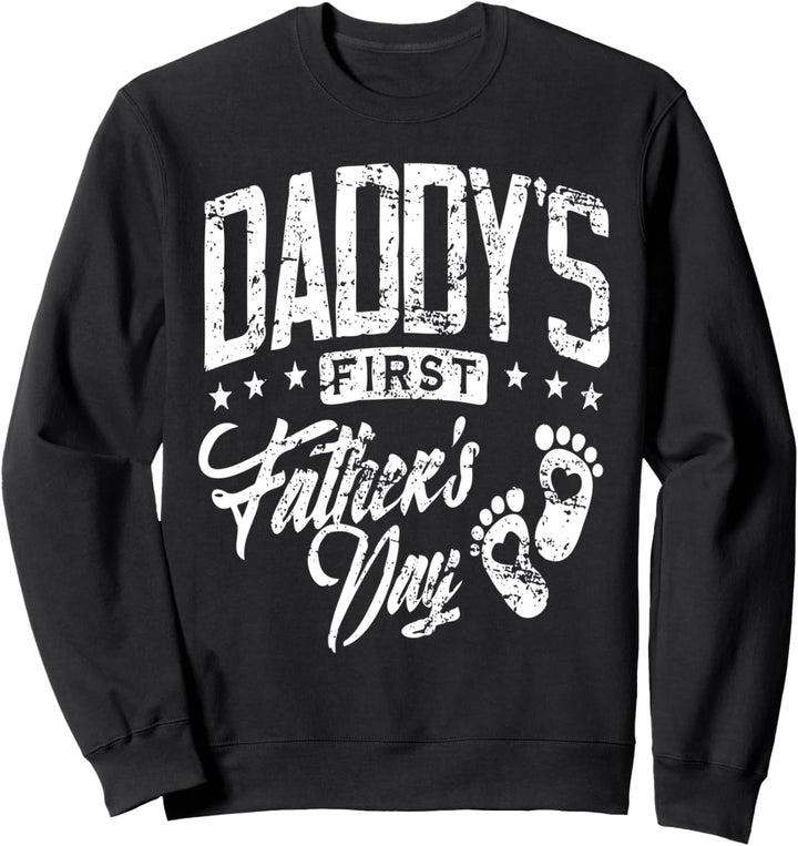 werdender Vater Geschenkidee Neugeborener erstmalig Papa Sweatshirt