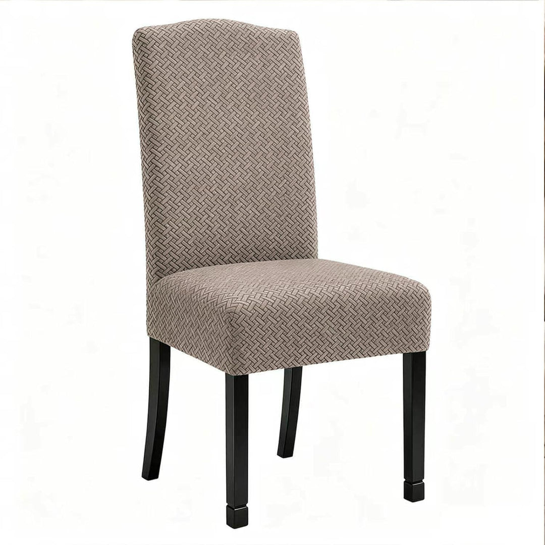 KELUINA Stretch Wasserabweisende Twill Jacquard Esszimmer Stuhlhussen Home Decor, Stuhlhussen für Es