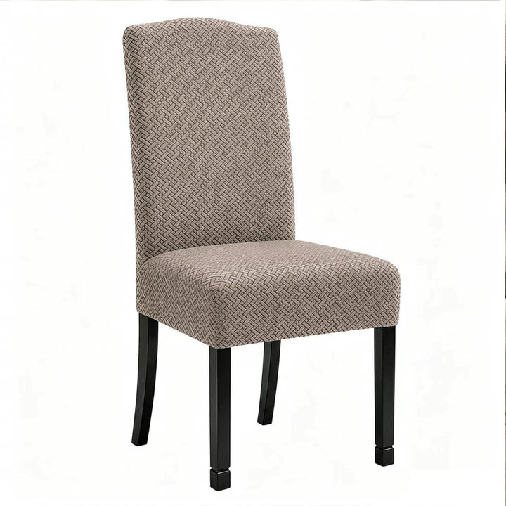 KELUINA Stretch Wasserabweisende Twill Jacquard Esszimmer Stuhlhussen Home Decor, Stuhlhussen für Es