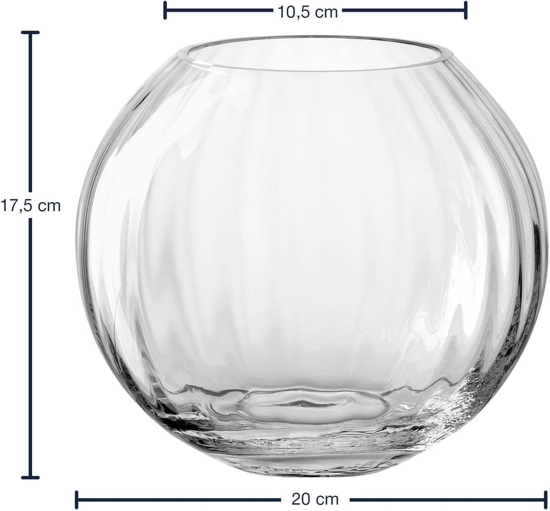 LEONARDO HOME Kugelvase POESIA 17,5 cm, 038940, Glas