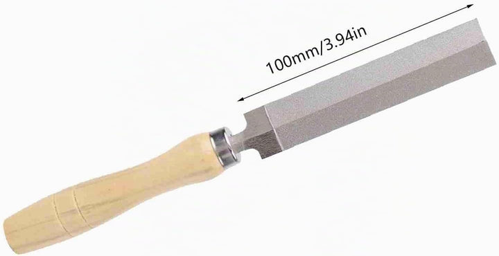 Dreieck Diamant Feile Säge Diamantfeile für Hartmetall Diamantfeilen Glas Rhombische Mit Holzgriff,