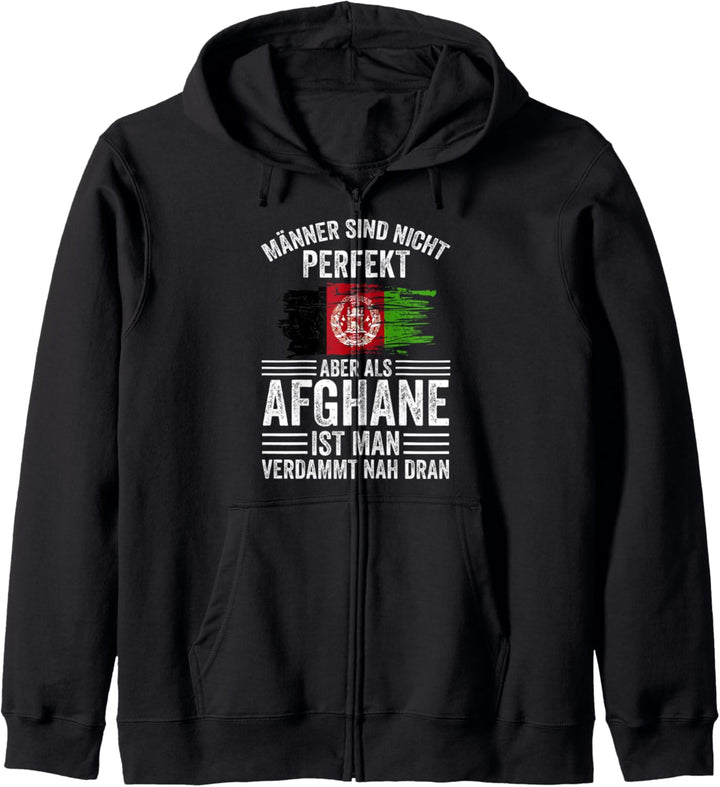Afghanistan Afghanen Afghan Afghanische Flagge Kapuzenjacke