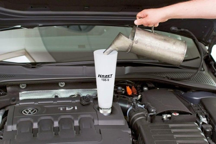 HAZET 198-10/2 Motoröl-Fülltrichter aus Robustem, 1 L