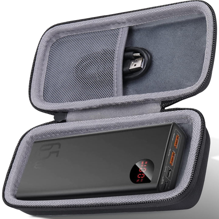 co2CREA Hart Reise Schutz Hülle Etui Tasche für Baseus Power Bank 20000mAh PD 65W Externer Akku Tele
