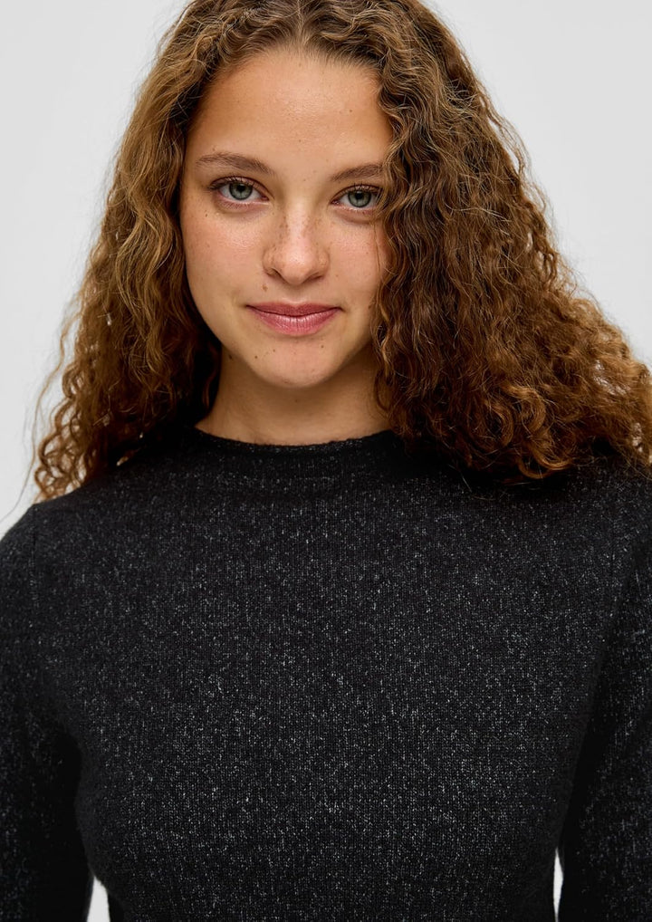 s.Oliver Damen Pullover mit Rollsaumblende L 99w0, L 99w0