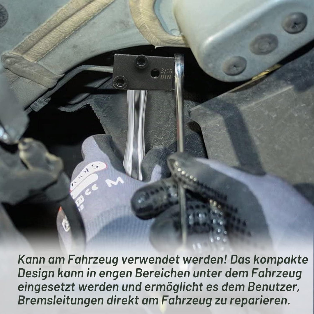 CHGJ DIN 3/16" bördelgerät bremsleitung, Hand Tube Flaring Tool für Auto Reparatur Bremsleitungen (4