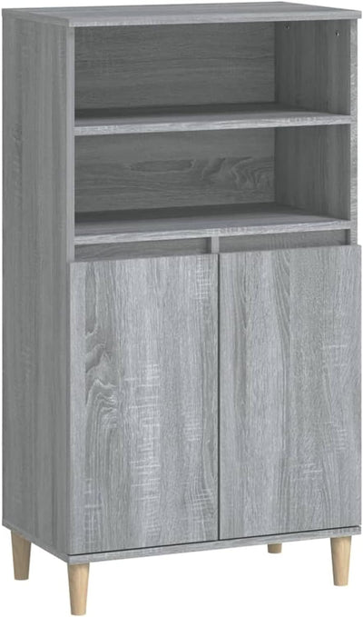 Tidyard Highboard Sideboard Kommode Hochschrank Vitrinenschrank Küchenschrank Bücherschrank Bücherre