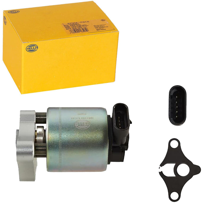 HELLA 6NU 010 171-611 AGR-Ventil - elektronisch - 5-polig - mit Dichtung