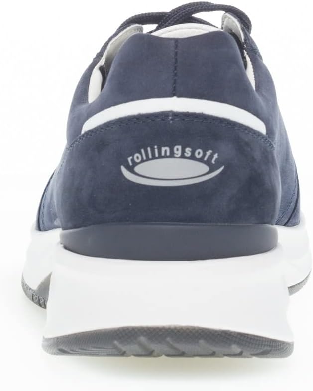 Pius Gabor Herren Sneaker Low, Männer Halbschuhe,Wechselfussbett 45 Blau Blue White, 45 Blau Blue Wh