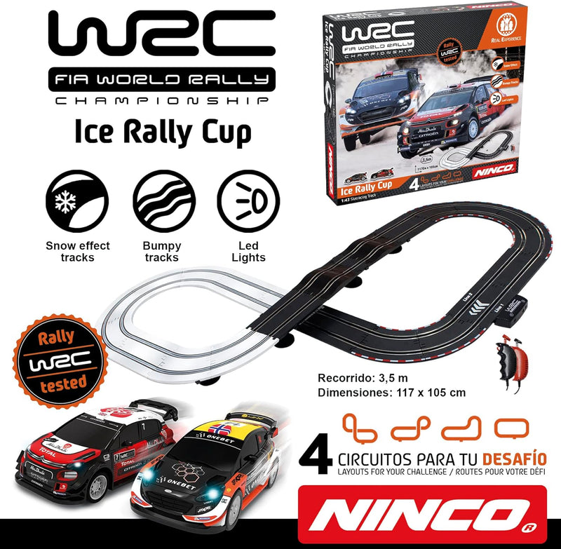 Ninco - WRC Slot Track, Bunt (91000) Ice Rally Cup, Ice Rally Cup