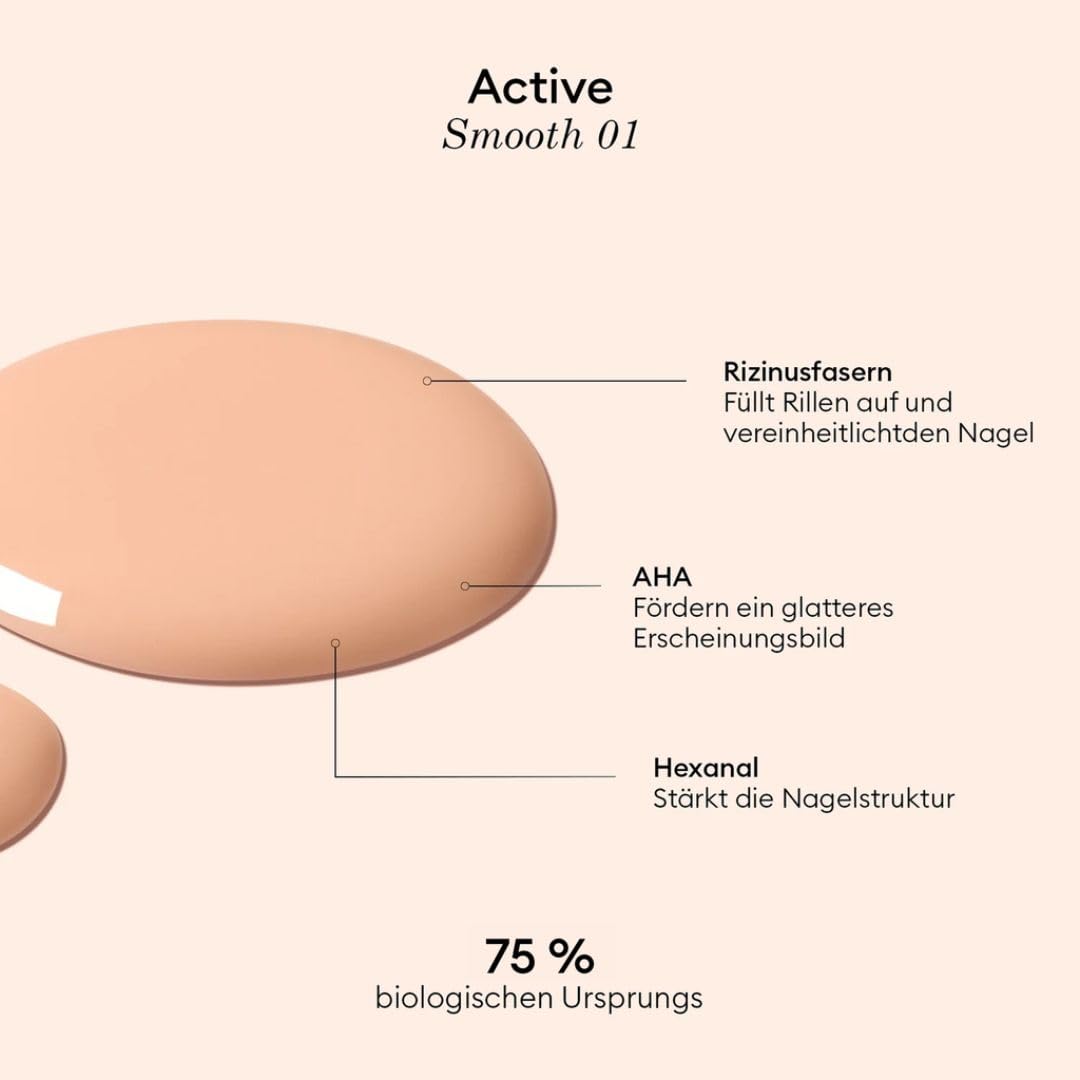 MANUCURIST Active Smooth 01 Nagellack Beigetöne Reparierende und Glättende Nagelpflege - Nagellack N