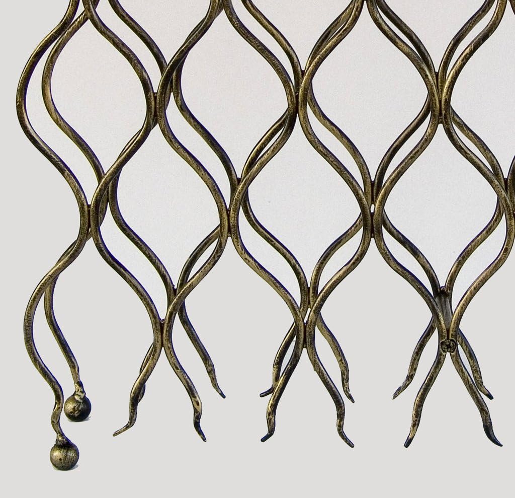 DanDiBo Weinregal Grand FEU Metall Schmiedeeisen für 40 Flaschen Flaschenhalter 95 cm