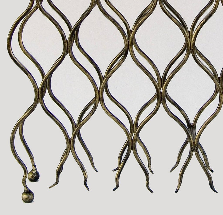 DanDiBo Weinregal Grand FEU Metall Schmiedeeisen für 40 Flaschen Flaschenhalter 95 cm