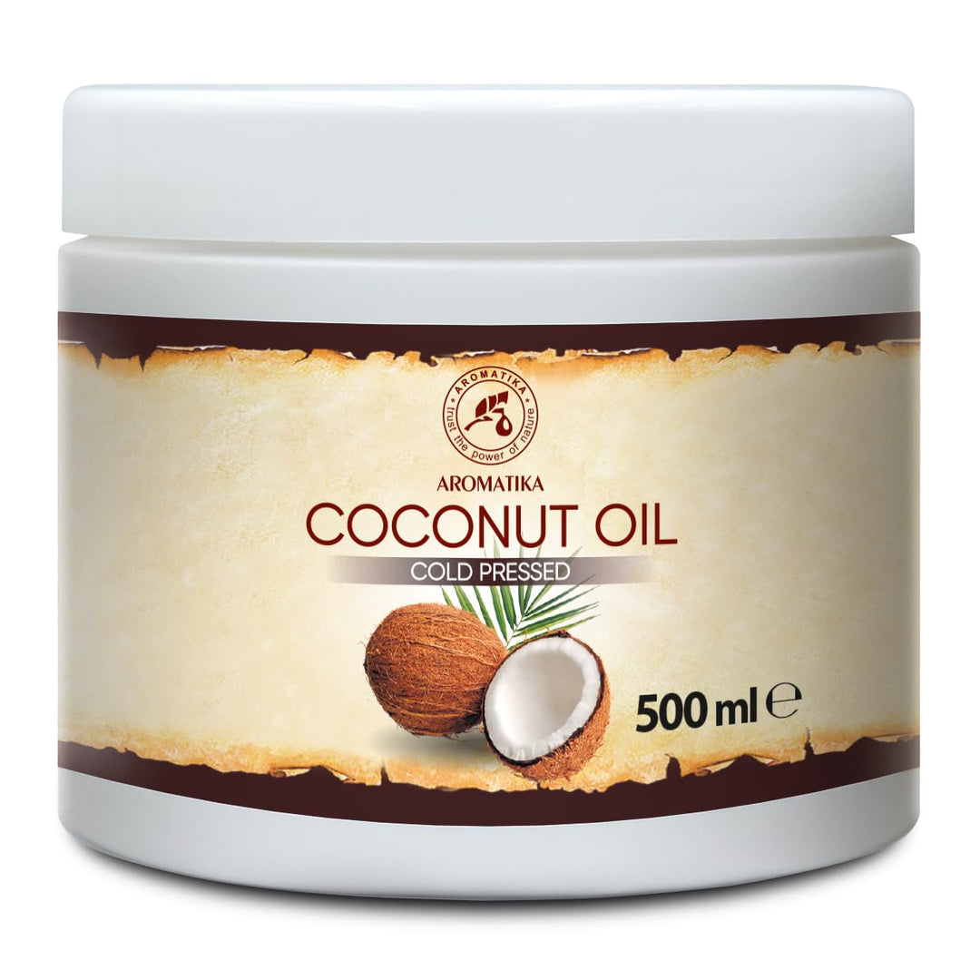 Kokosöl 500ml - Cocos Nucifera - Indonesien - Kaltgepresst - Rein & Natürlich - Kokosnussöl - Unraff