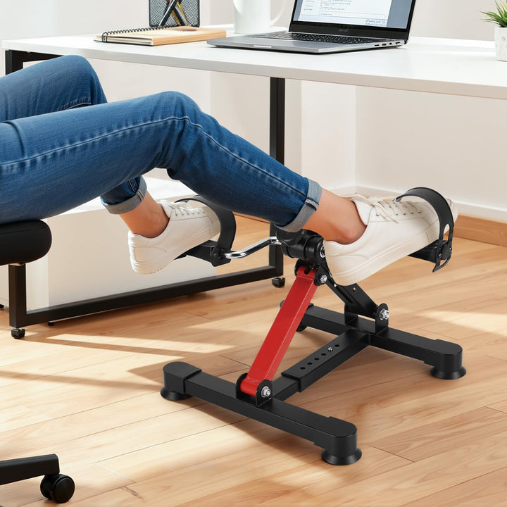 Mini Heimtrainer Bein- und Armtrainer mit LCD Display, Faltbares Fitnessgerät für Zuhause und Büro 3