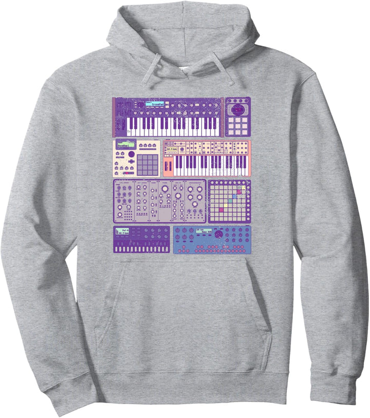 Synthesizer für Elektronische Musikproduzenten DJ Musiker Pullover Hoodie
