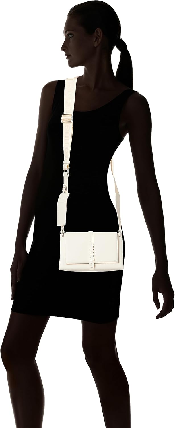 HUGO Damen Mel W. Crossbody Open White110, Open White110