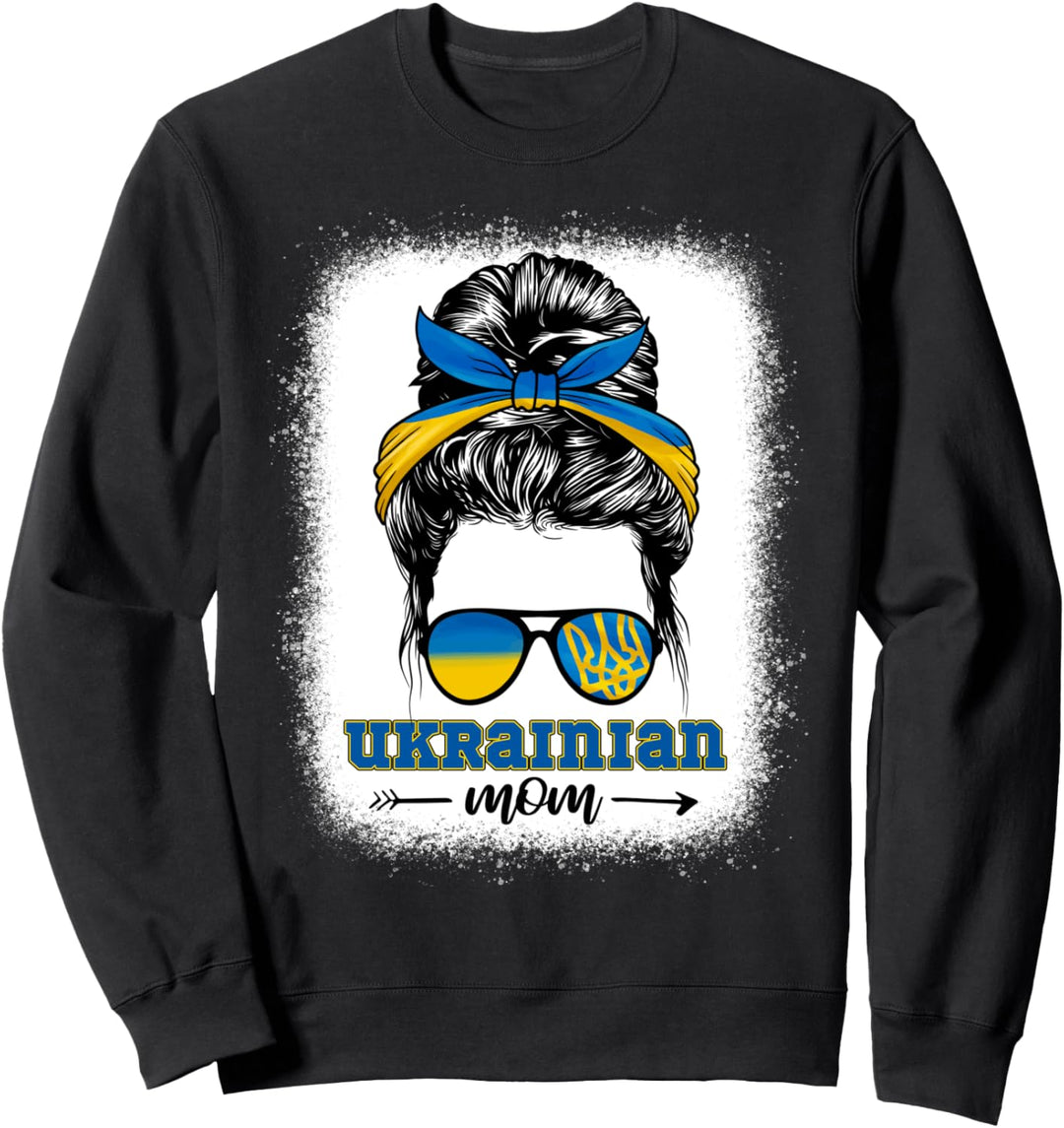 Meine Mutter ist die ukrainische ukrainische Pride-Flagge Heritage Roots Proud Sweatshirt